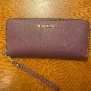 Purple Michael Kors Wallet